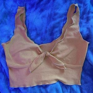 Mustard Tie Tank Top